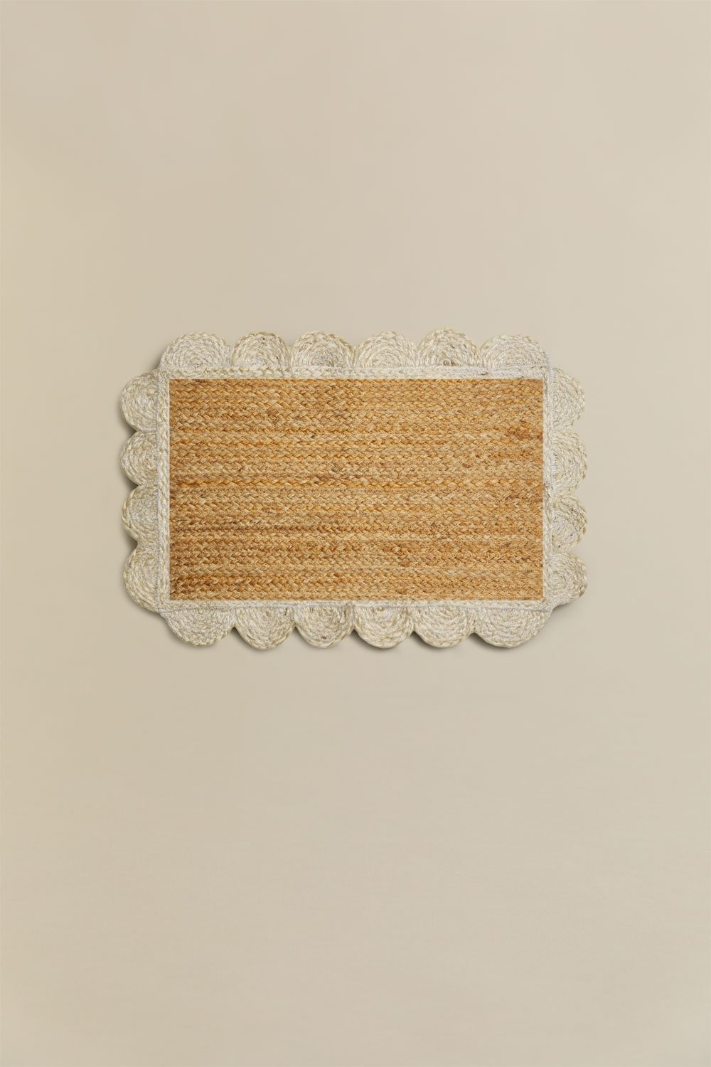Rectangular pet rug 30x50 cm in jute Lolseb, gallery image 3