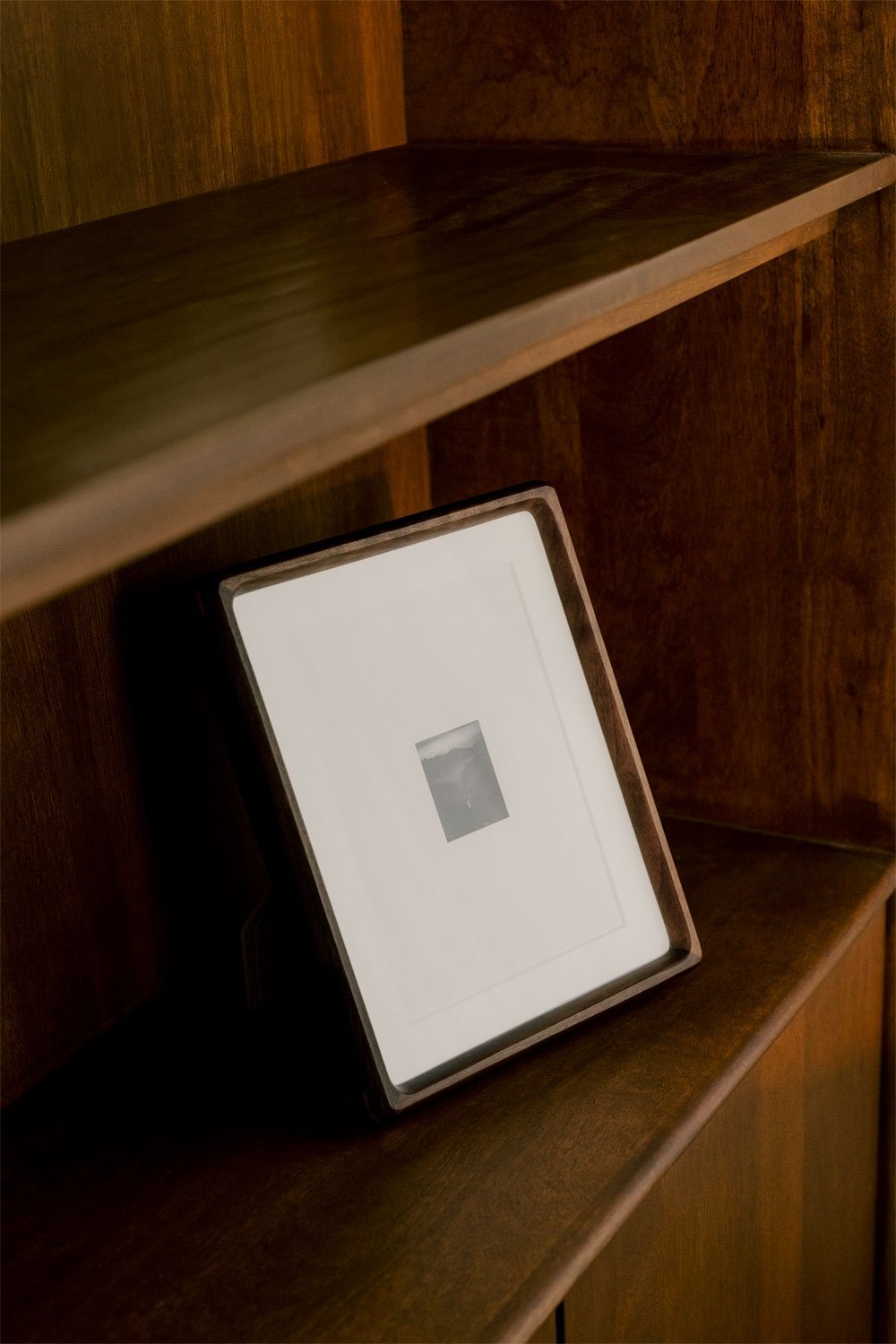 Taziel walnut wood photo frame, gallery image 1