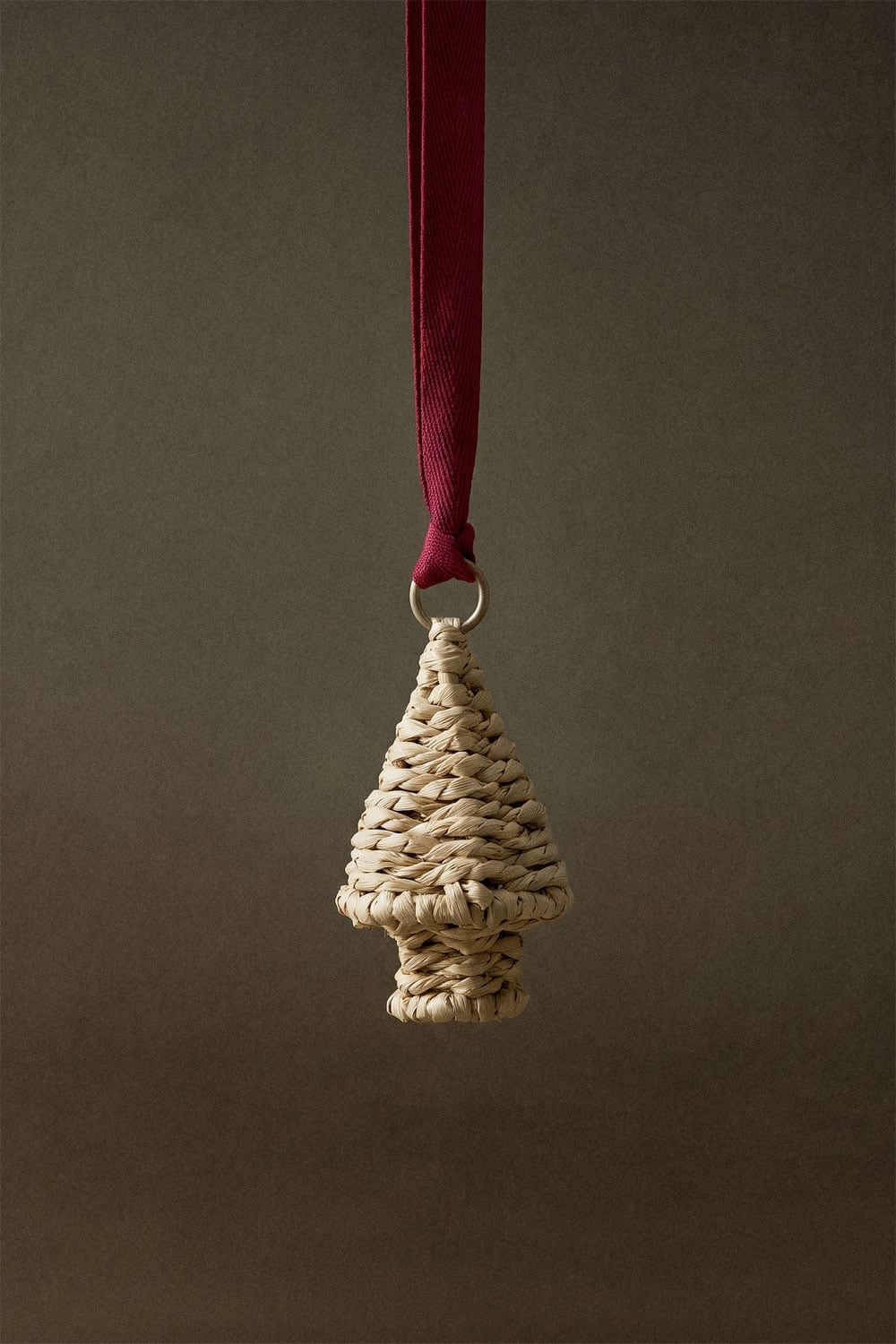 Kasven braided rope Christmas ornament pack of 3, gallery image 1