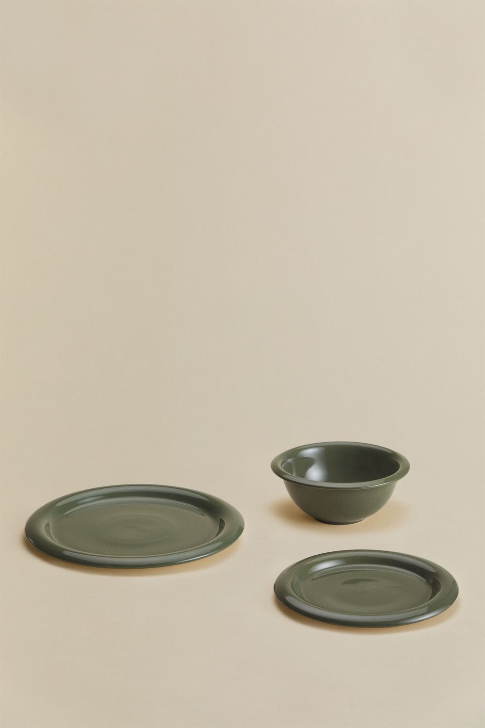 12-piece dinnerware set in new bone china Rylvane, gallery image 3