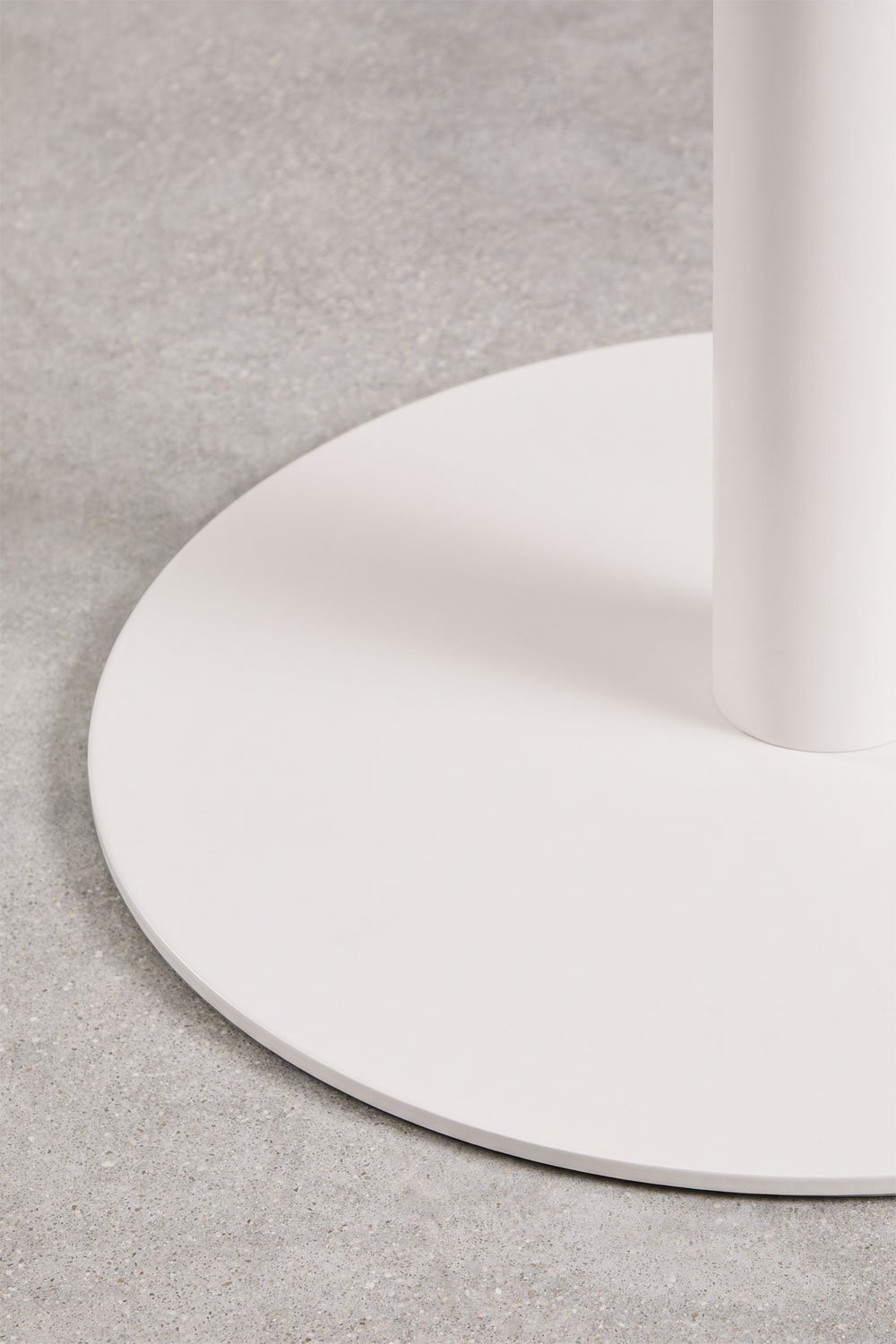 Round high bar table Ø60 cm in natural stone Xiren, gallery image 3