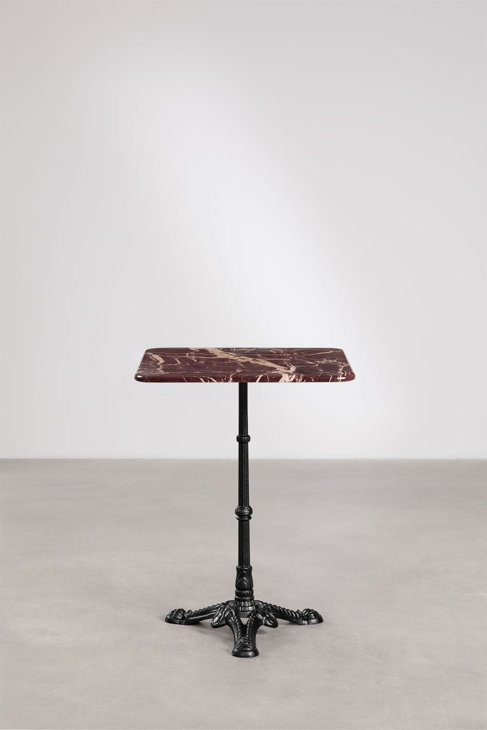Square bar table in Azteca natural stone, gallery image 2