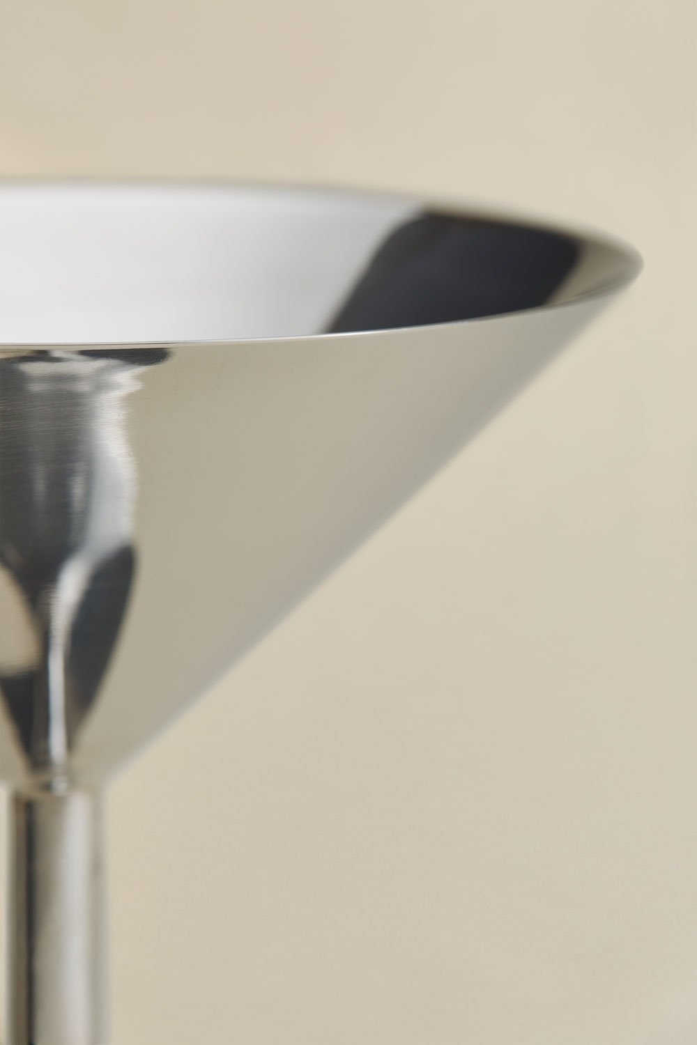 Pack of 2 cocktail glasses 35 cl in stainless steel Zirevia, gallery image 5