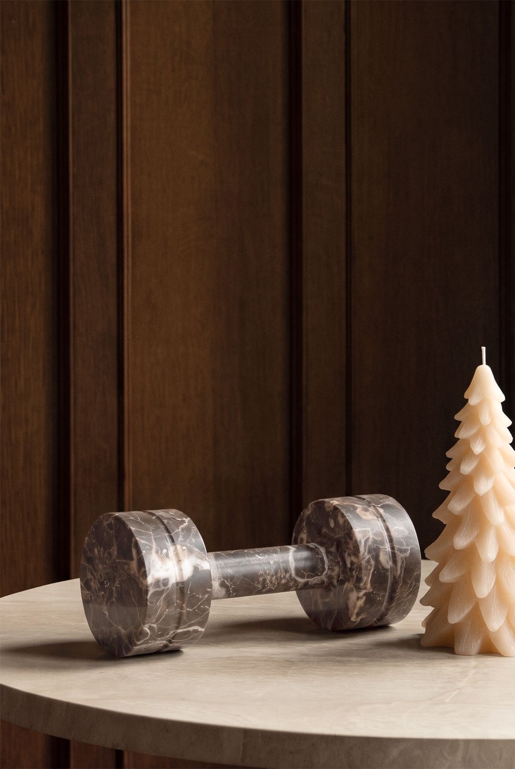 Anidra decorative marble dumbbell, gallery image 1