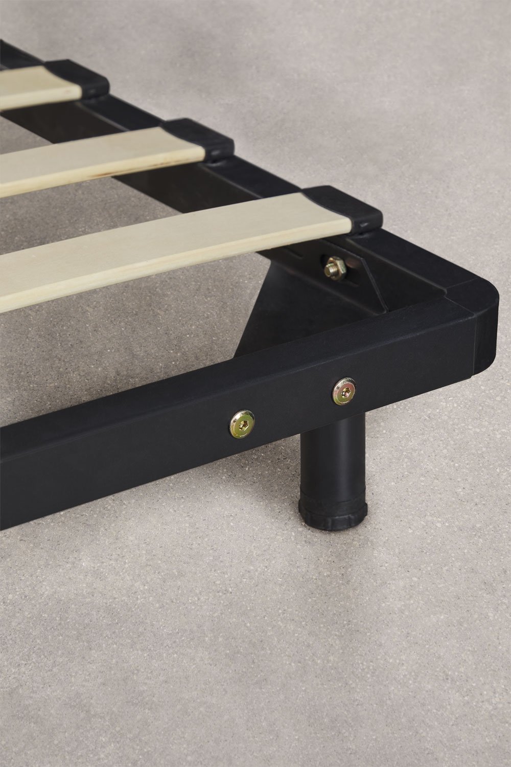 Slarryn wooden and steel slatted bed base, gallery image 4
