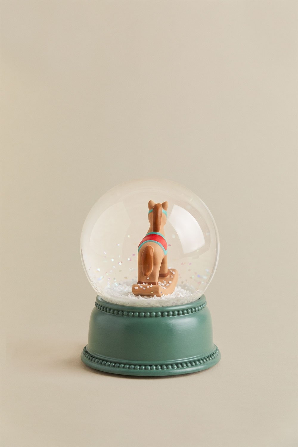 Navora Christmas snow globe in resin, gallery image 5