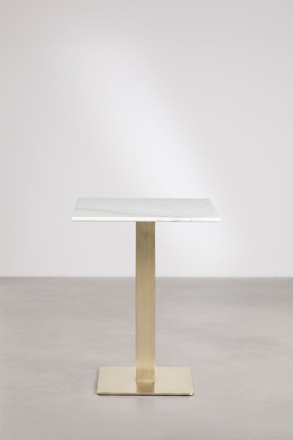 Square bar table in Livanto natural stone, gallery image 2