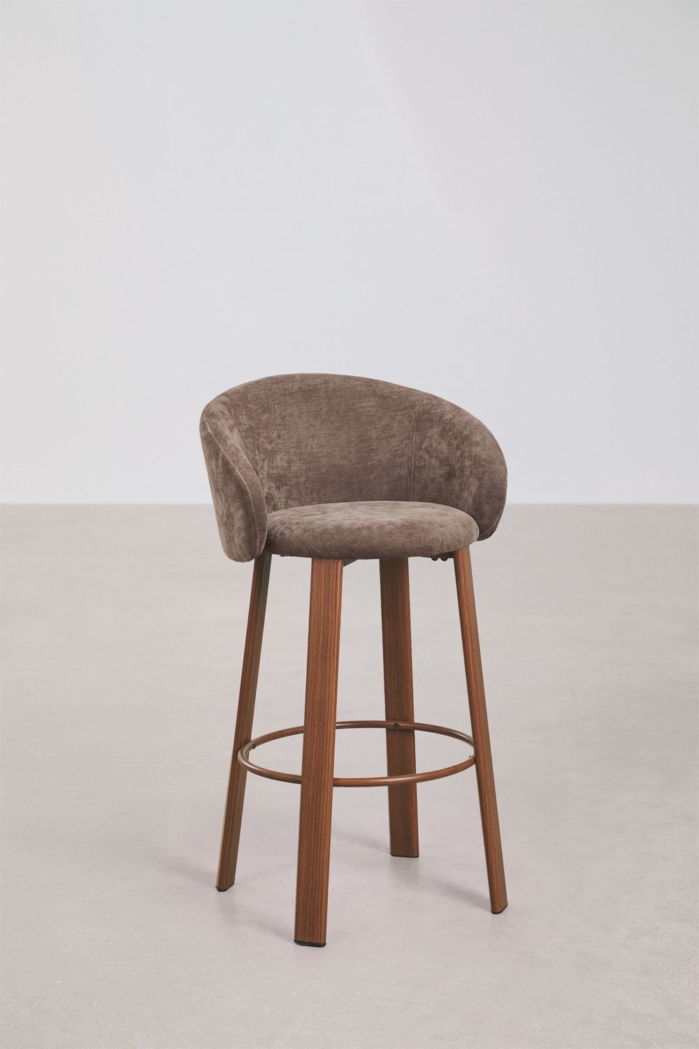Nairea upholstered high stool, gallery image 3
