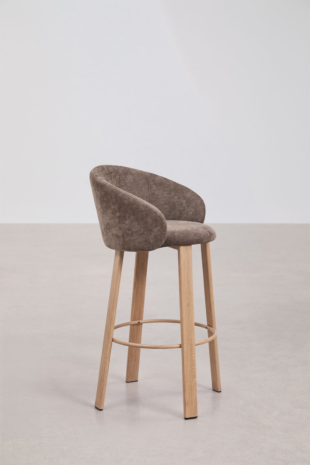 Nairea upholstered high stool, gallery image 4