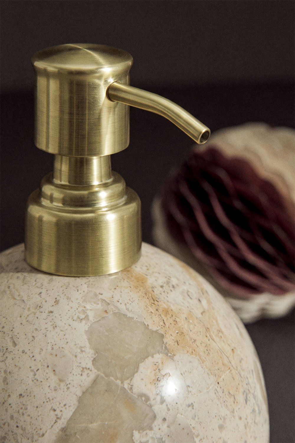 Vamulia natural stone soap dispenser, gallery image 2