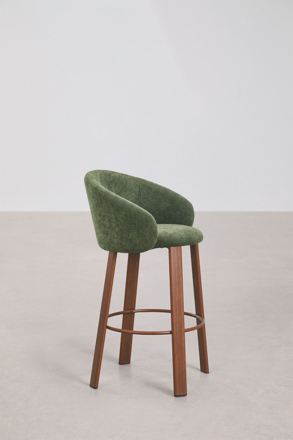 Nairea upholstered high stool, gallery image 4