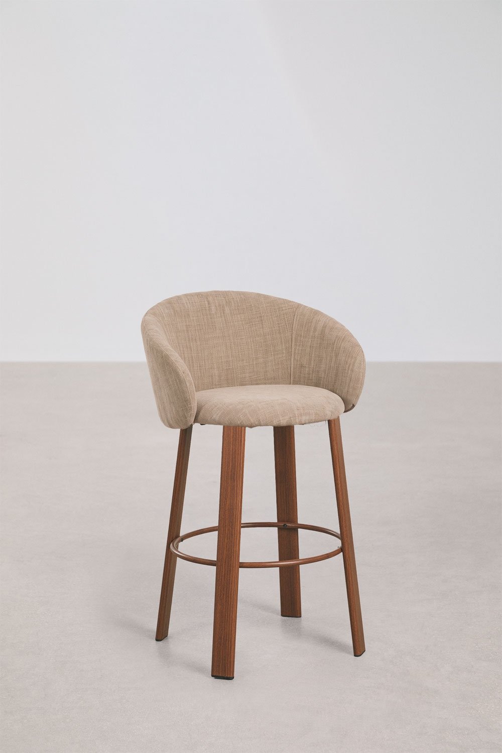 Nairea upholstered high stool, gallery image 3