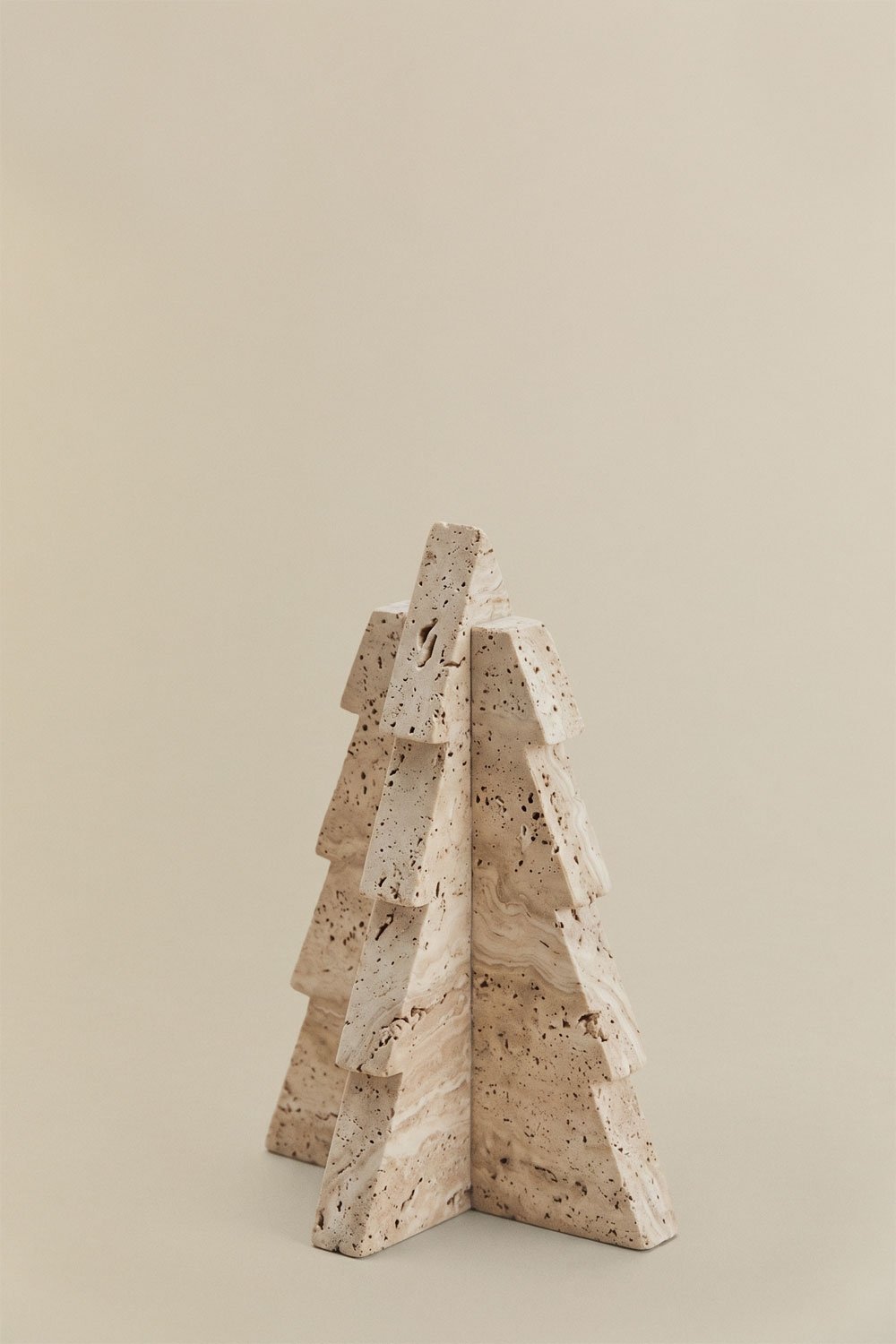 Christmas decorative figure in natural stone Vireune, gallery image 3