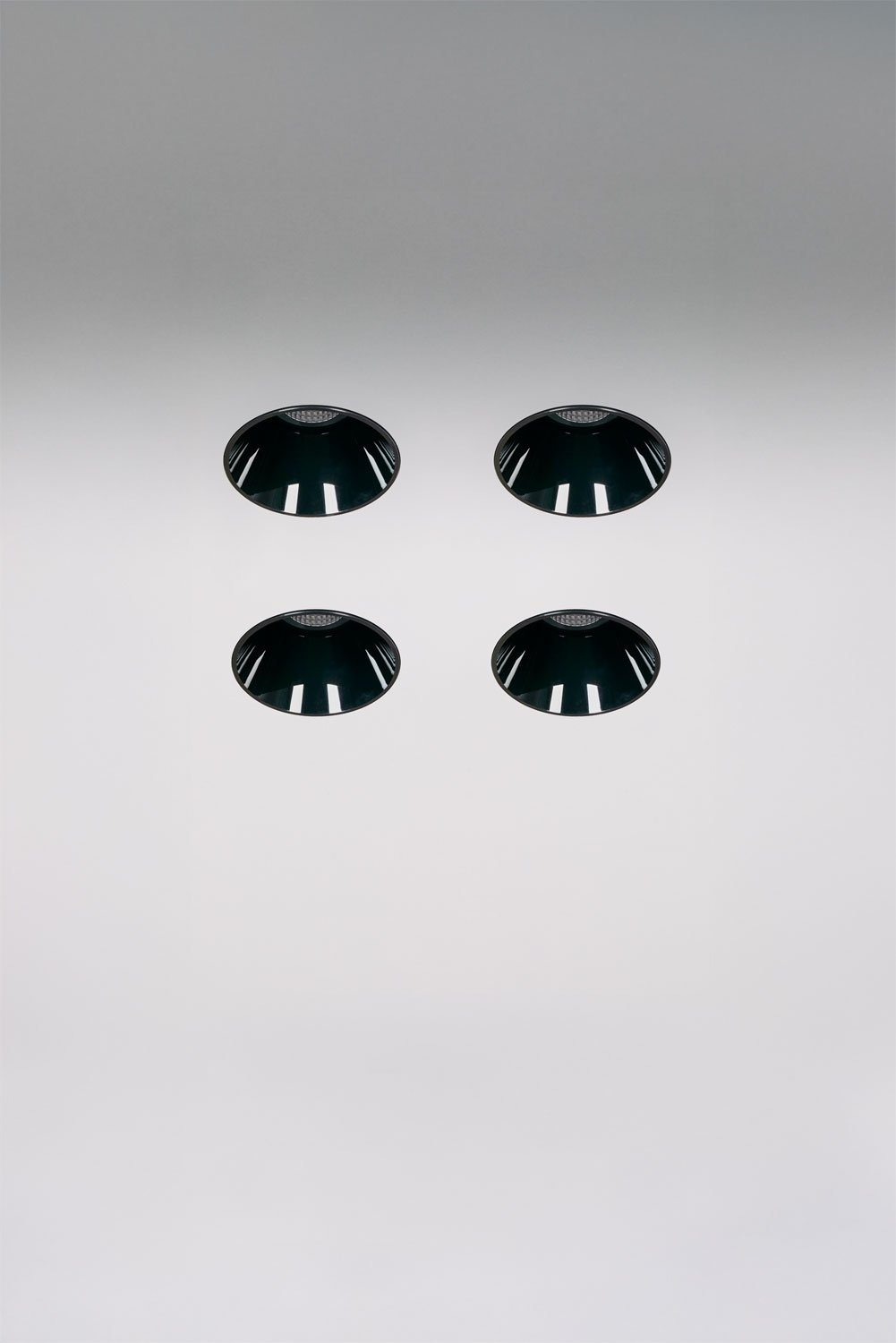 Pack of 4 trimless LED downlights Ø2,6 cm in aluminium with gradual on/off Luisiana, imagen de galeria 3