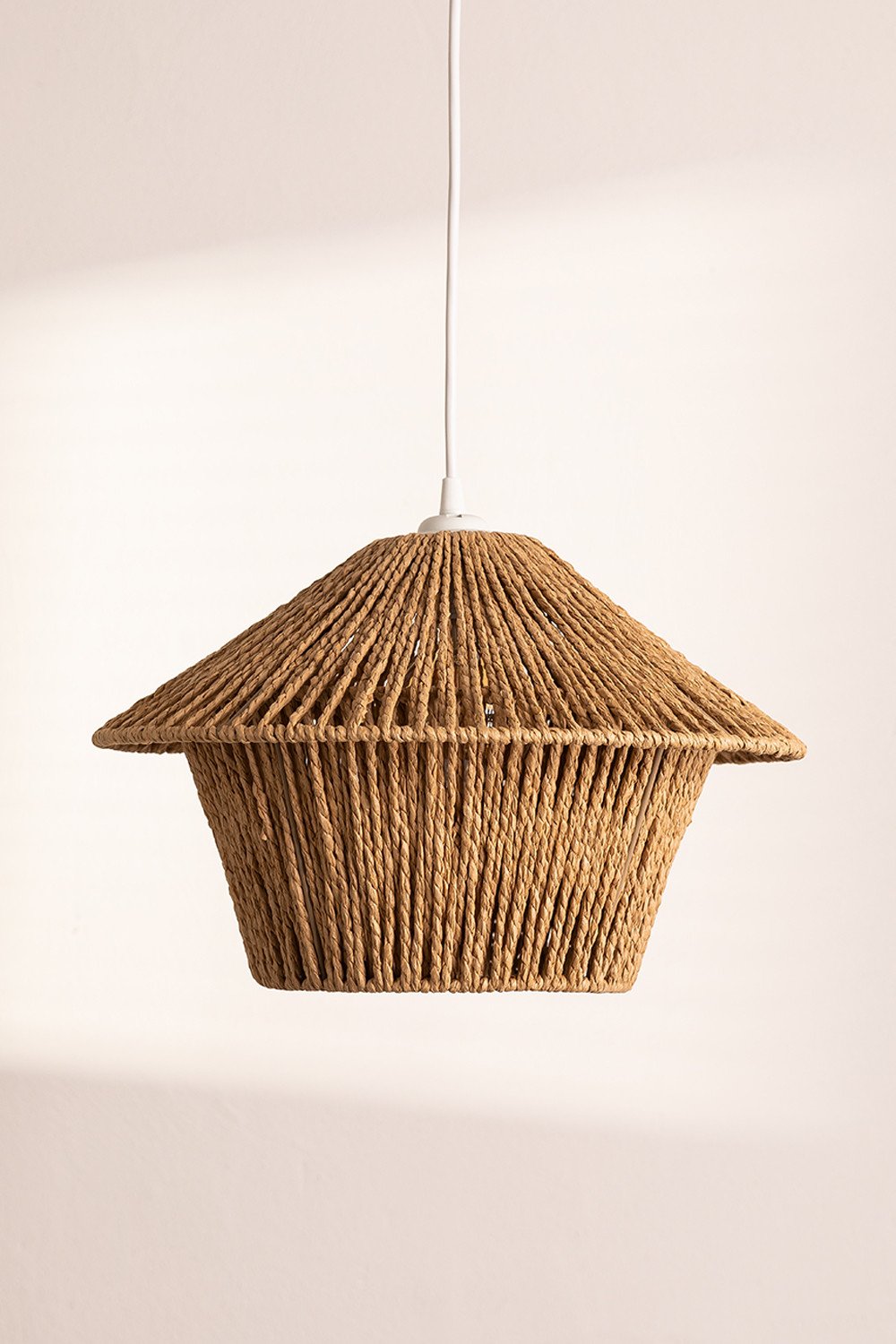Jous Braided Paper Ceiling Lamp, gallery image 1
