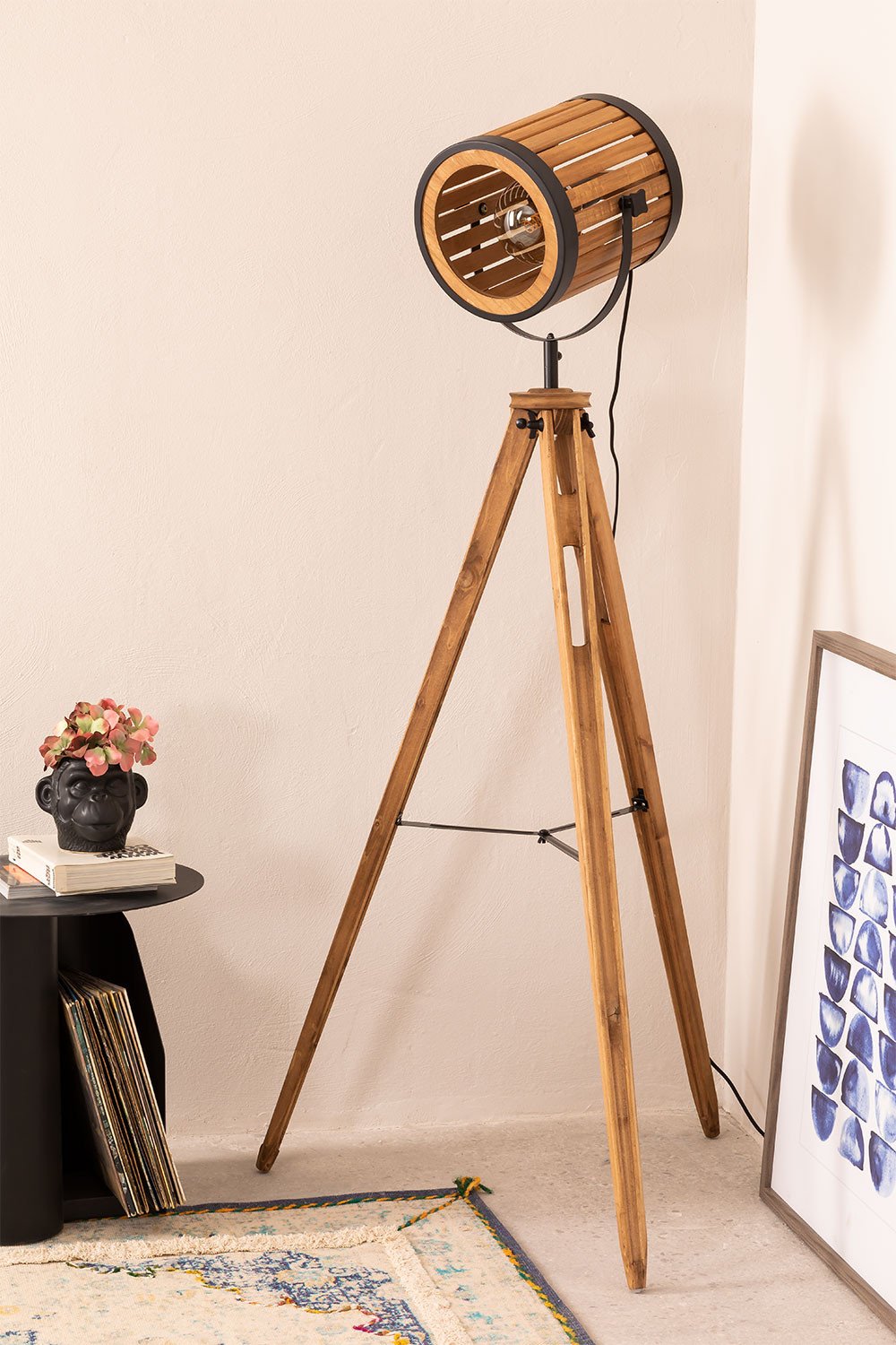  Tripod Floor Lamp Bamb, gallery image 1