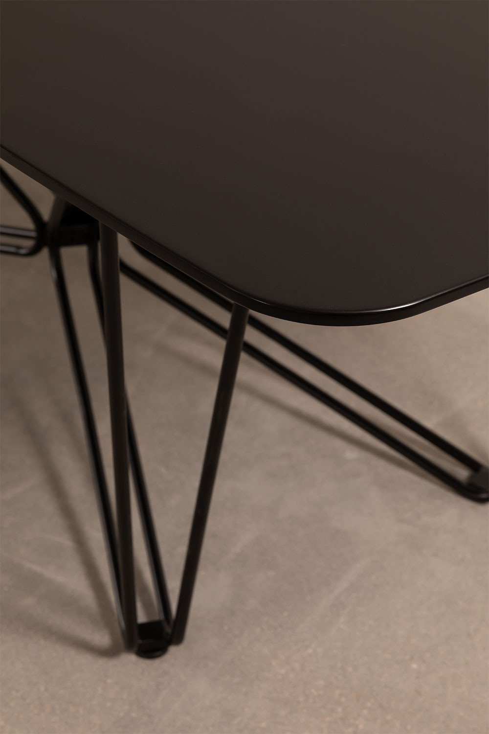  Ema Stainless Steel & Wooden  Rectangular  Dining Table 200 cm , gallery image 774007