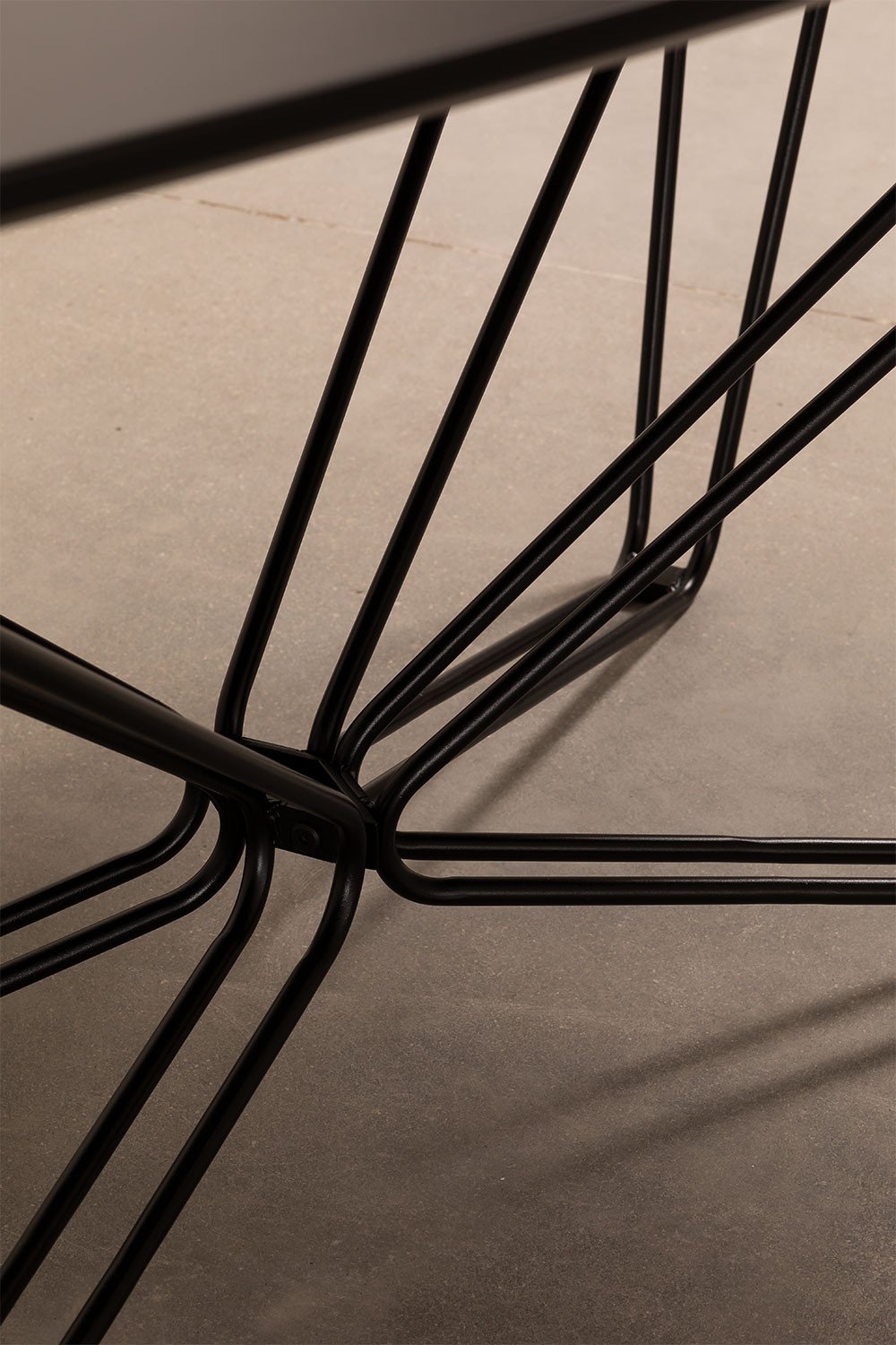  Ema Stainless Steel & Wooden  Rectangular  Dining Table 200 cm , gallery image 774012