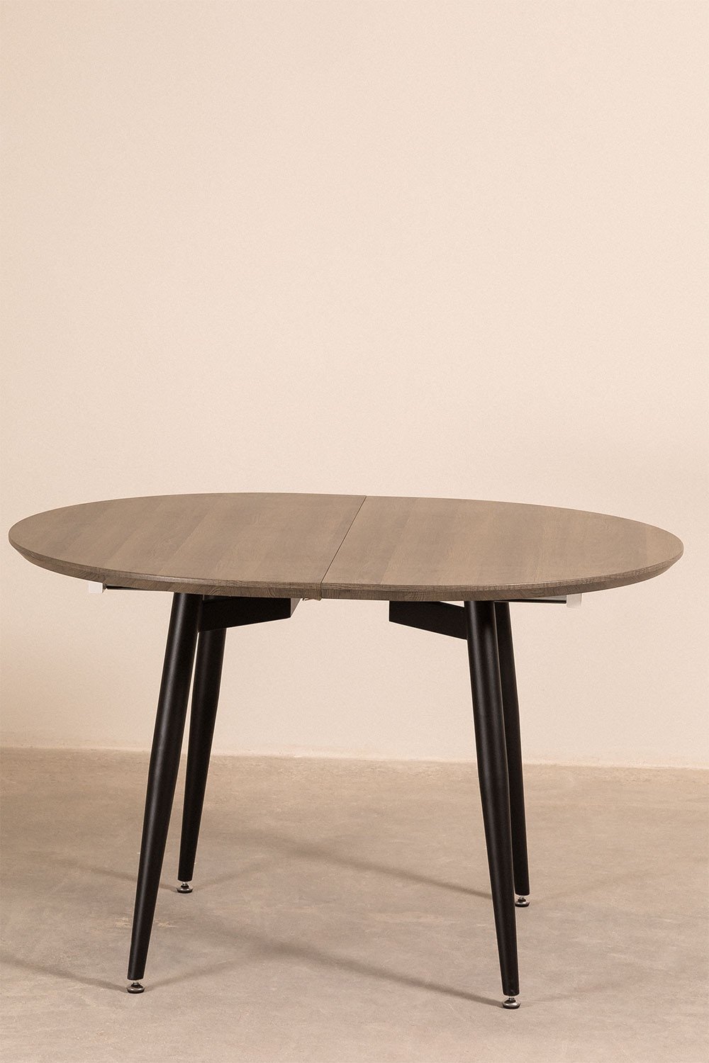  Horus Wood & Stainless Steel Extensible Dining Table (120 cm - 180 cm) , gallery image 776166