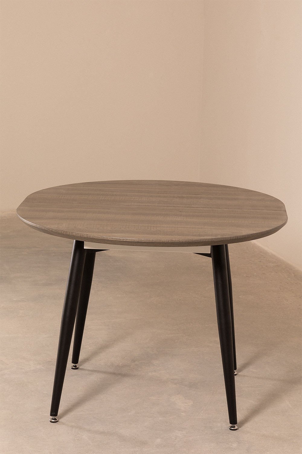  Horus Wood & Stainless Steel Extensible Dining Table (120 cm - 180 cm) , gallery image 776172