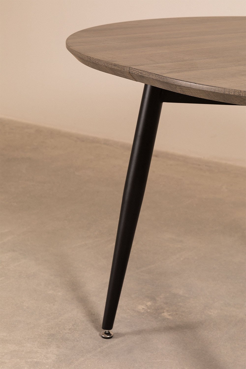  Horus Wood & Stainless Steel Extensible Dining Table (120 cm - 180 cm) , gallery image 776178