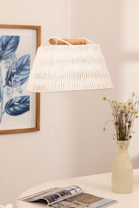 Braided Paper Ceiling Lamp Druk