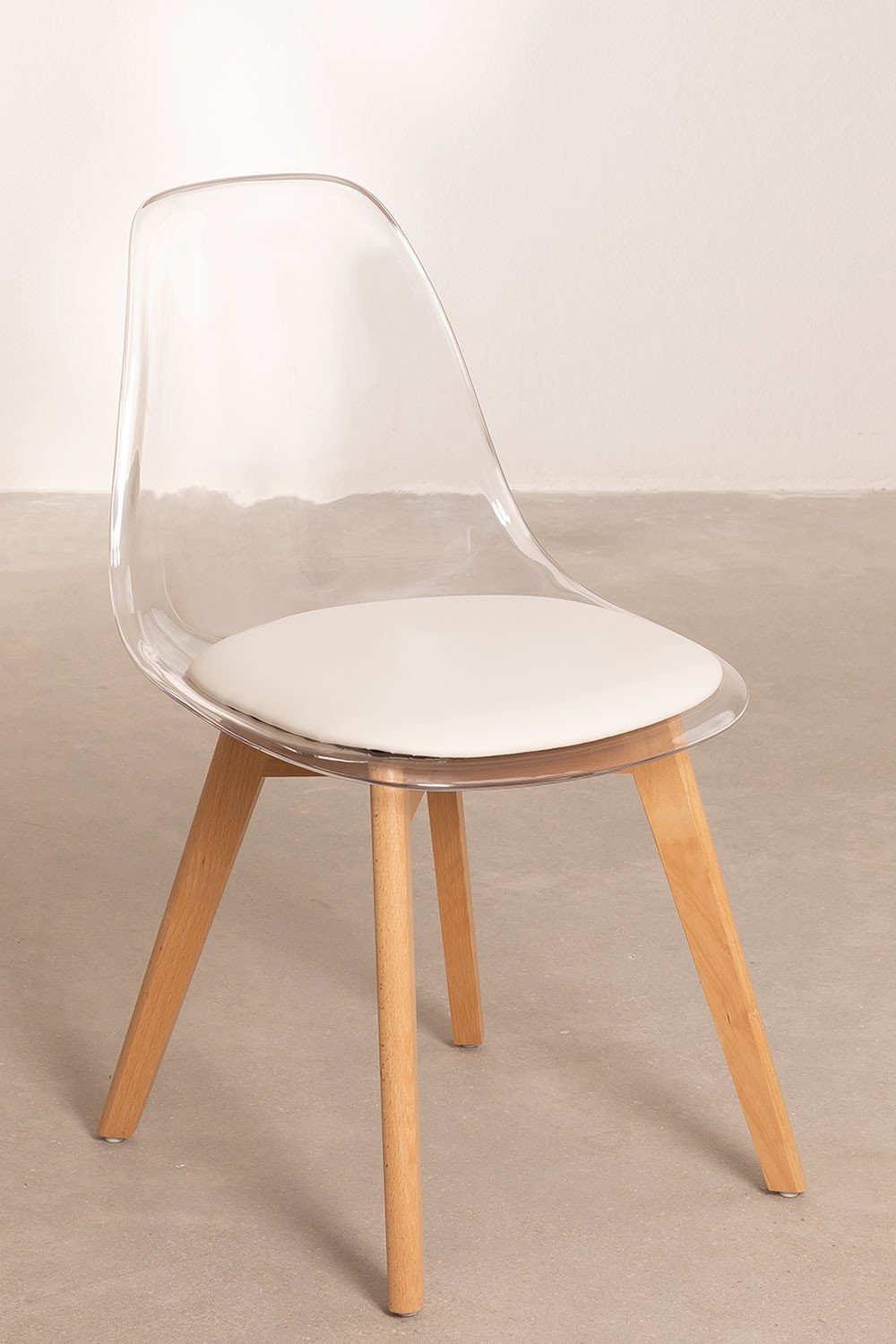 Transparent Nordic Dining Chair, gallery image 2