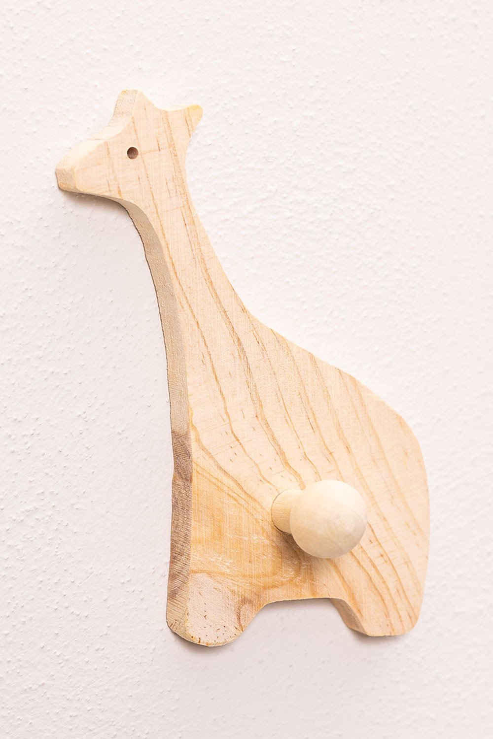  Kids Wooden Wall Coat Rack Jiraf, gallery image 2