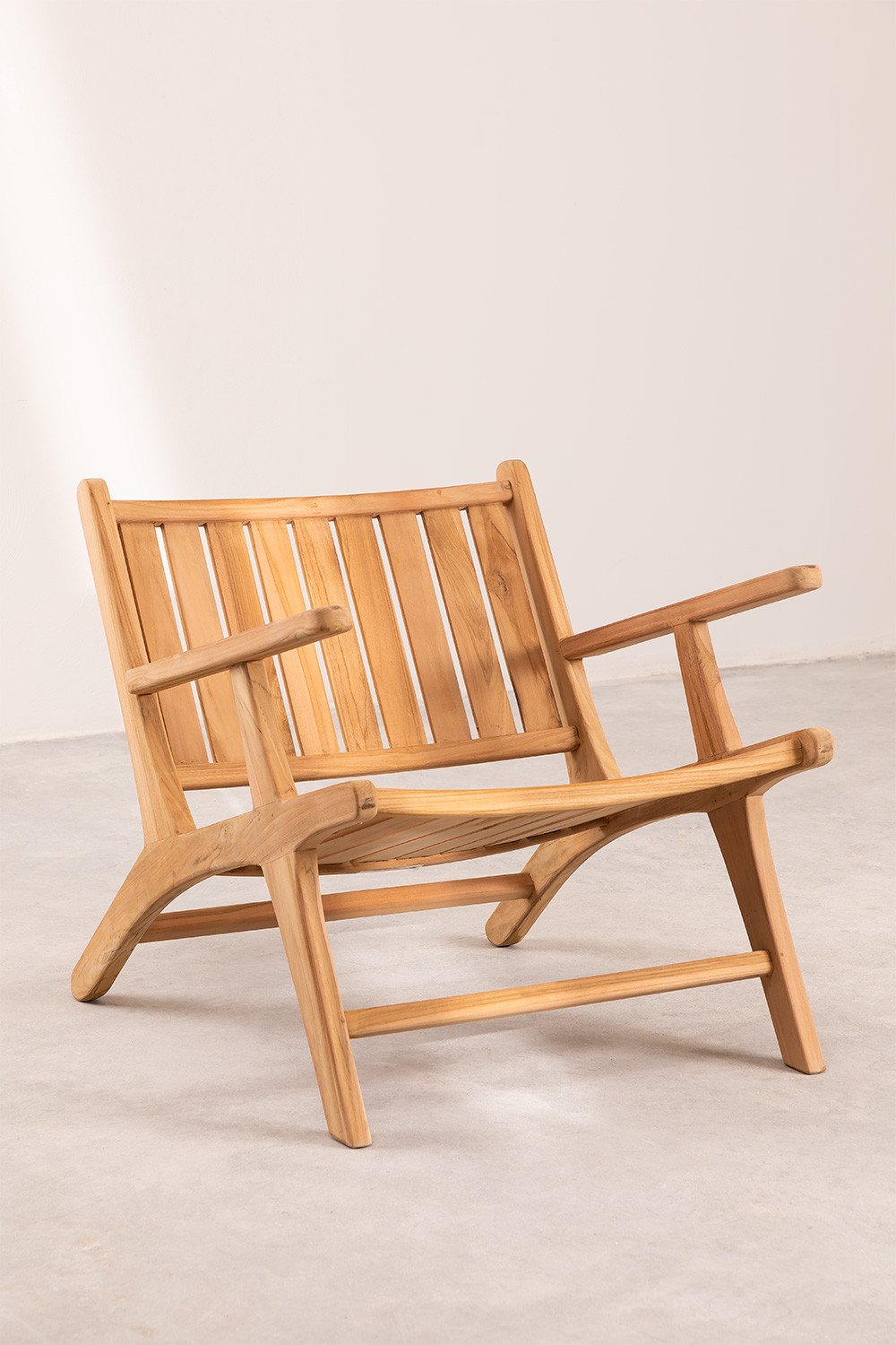 Wooden Garden Armchair Caima, gallery image 2