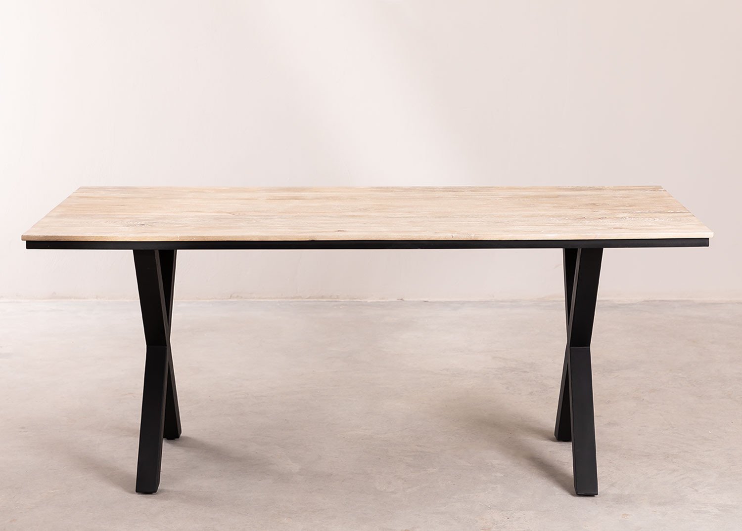 Acacia Wood Dining Table 180 cm Mhosit X, gallery image 841982