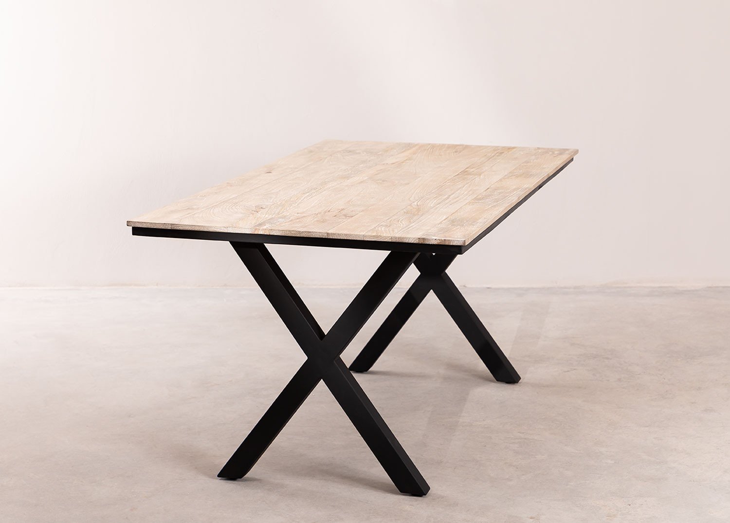 Acacia Wood Dining Table 180 cm Mhosit X, gallery image 841987