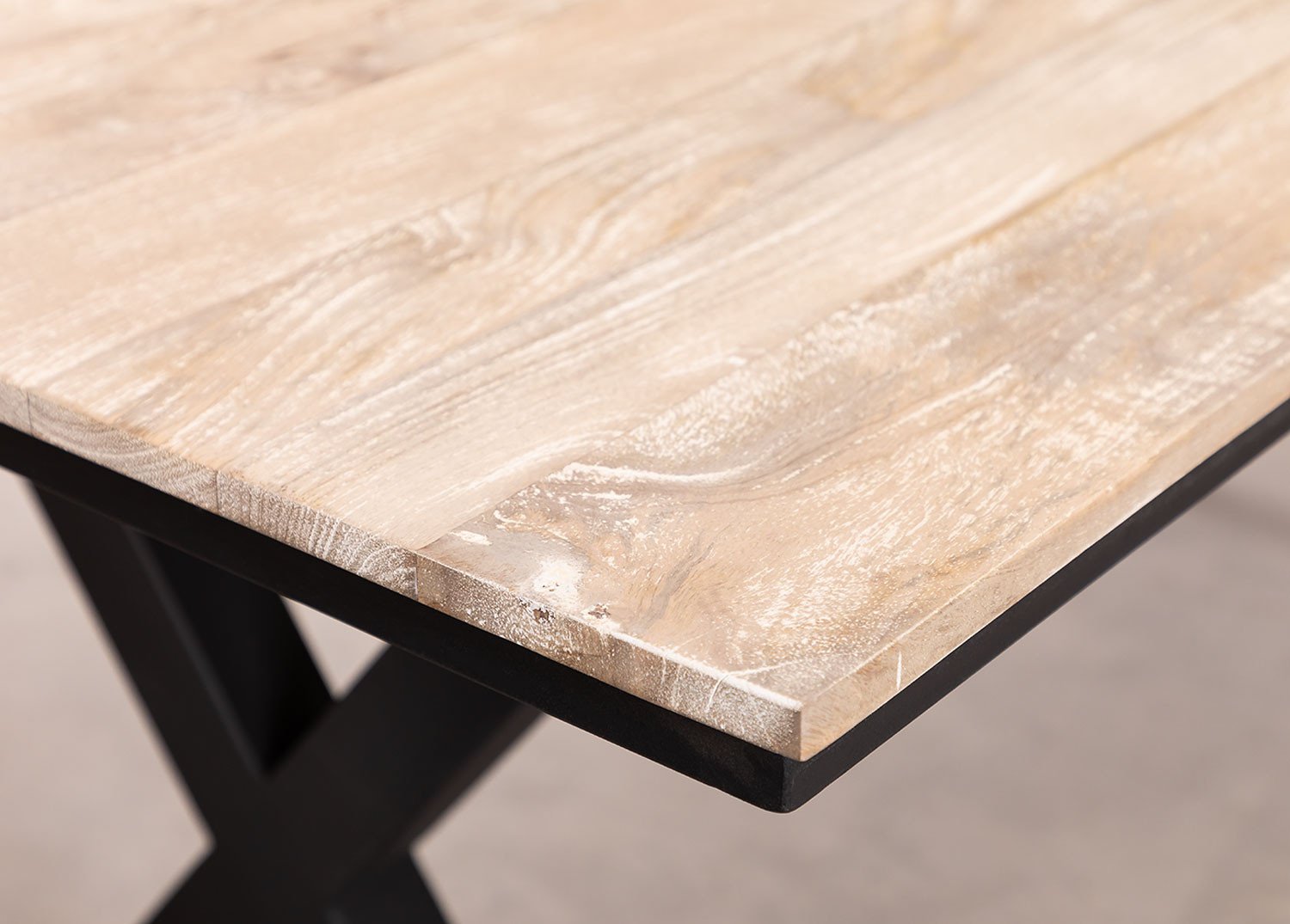 Acacia Wood Dining Table 180 cm Mhosit X, gallery image 841990