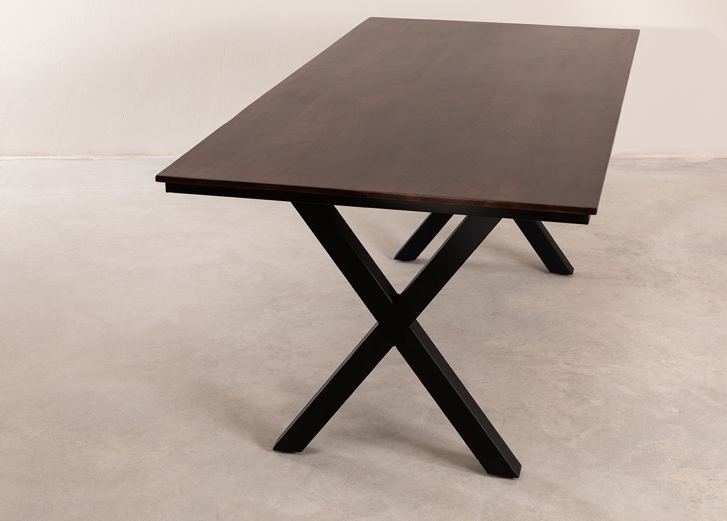 Acacia Wood Dining Table 200 cm Mhosit X, gallery image 842018