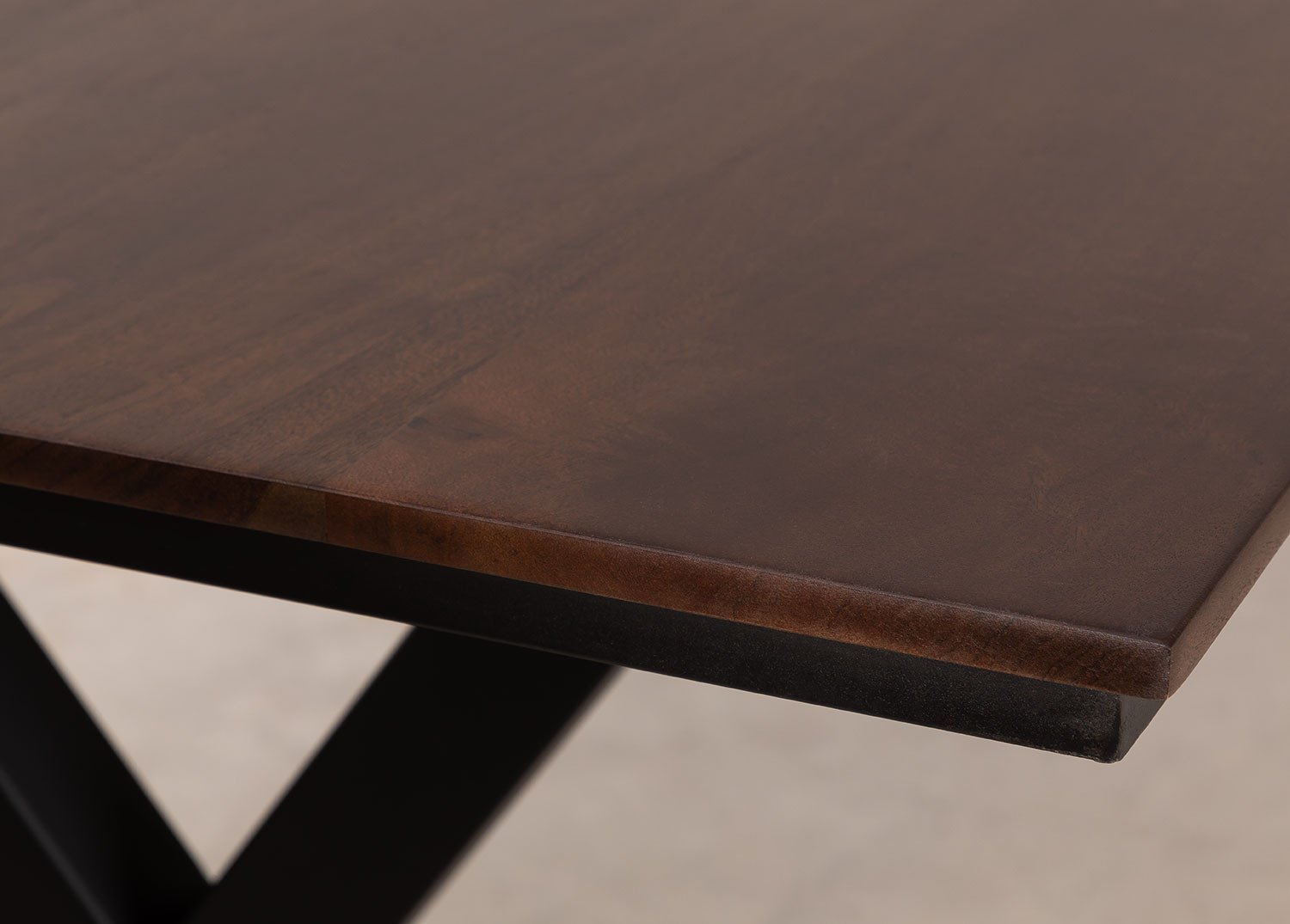 Acacia Wood Dining Table 200 cm Mhosit X, gallery image 842023