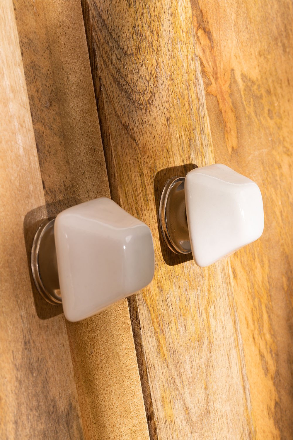 Set of 2 Ceramic Knobs Oly, gallery image 1