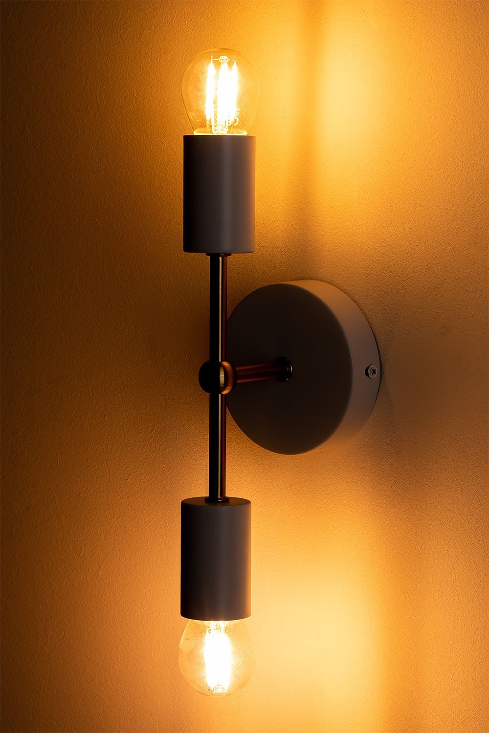 Olyar iron wall lamp, gallery image 3