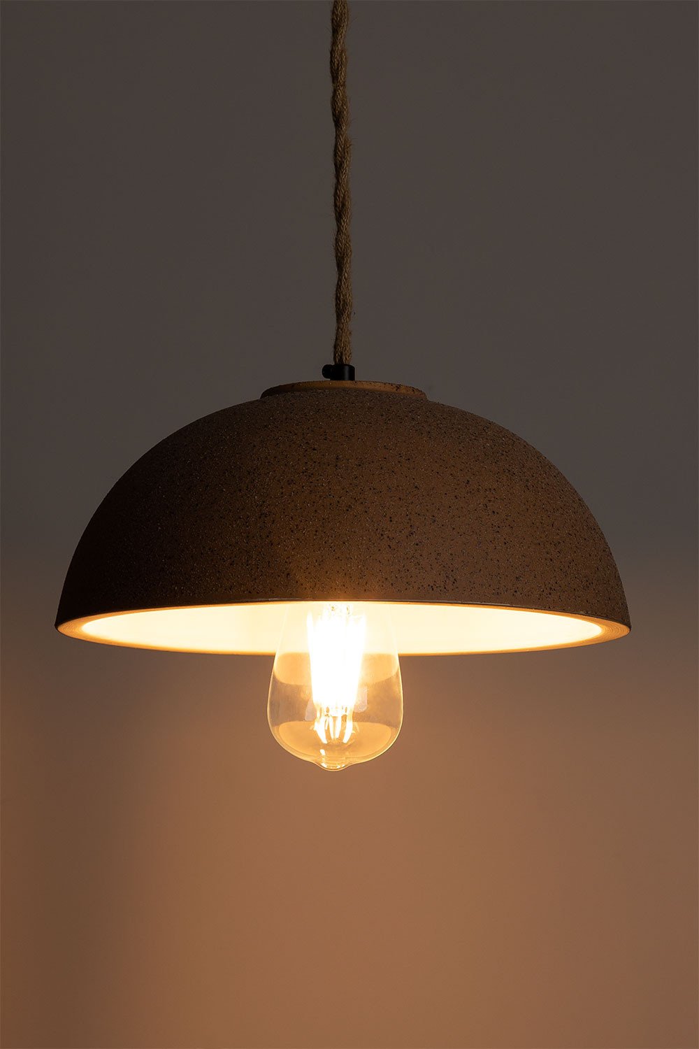 Ceiling Lamp in Porcelain Ouval, gallery image 2