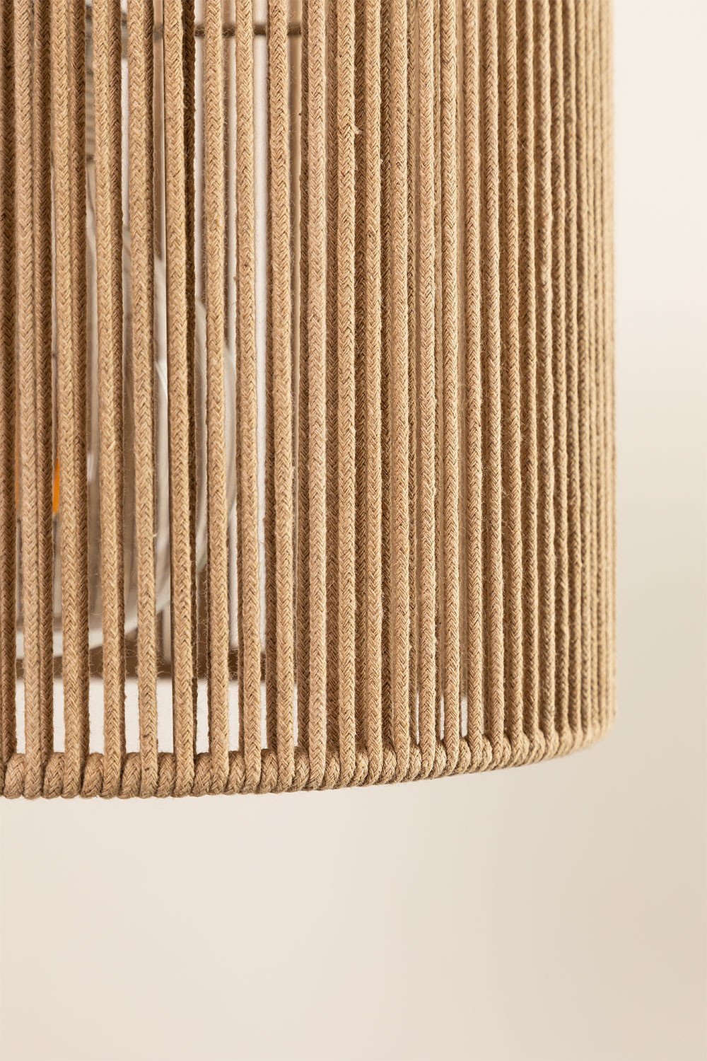 Uillo nylon rope ceiling lamp, gallery image 4