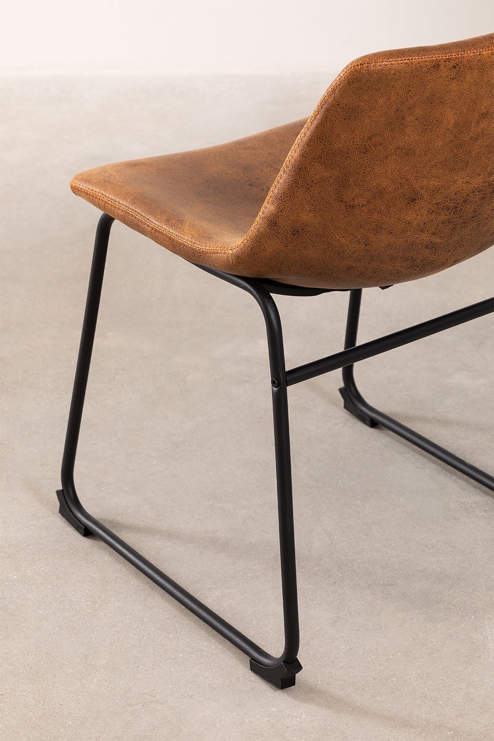 Ody leatherette dining chair, gallery image 5