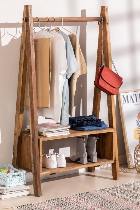 Recycled Wooden Coat Rack Arcieh