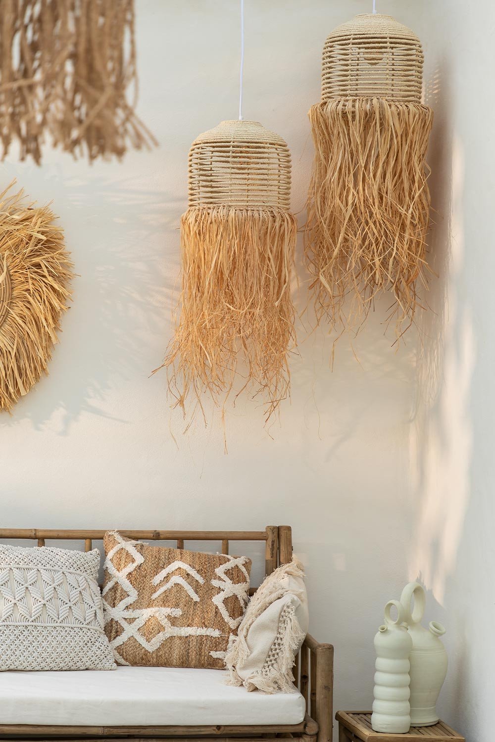 Ceiling Lamp Yul Raffia , gallery image 6