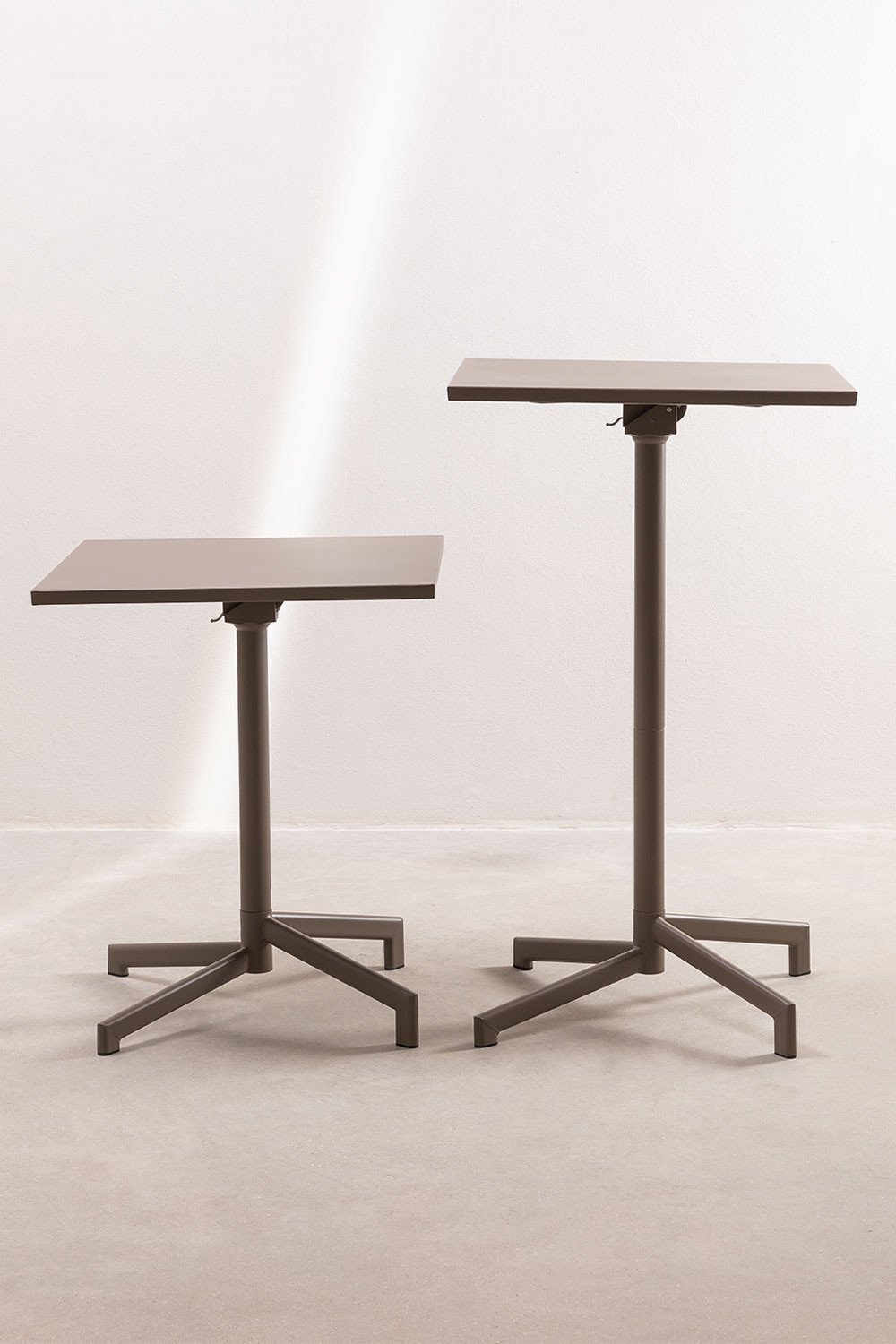 Foldable & Convertible Bar Table 2 heights Dely (60x60 cm) , gallery image 2