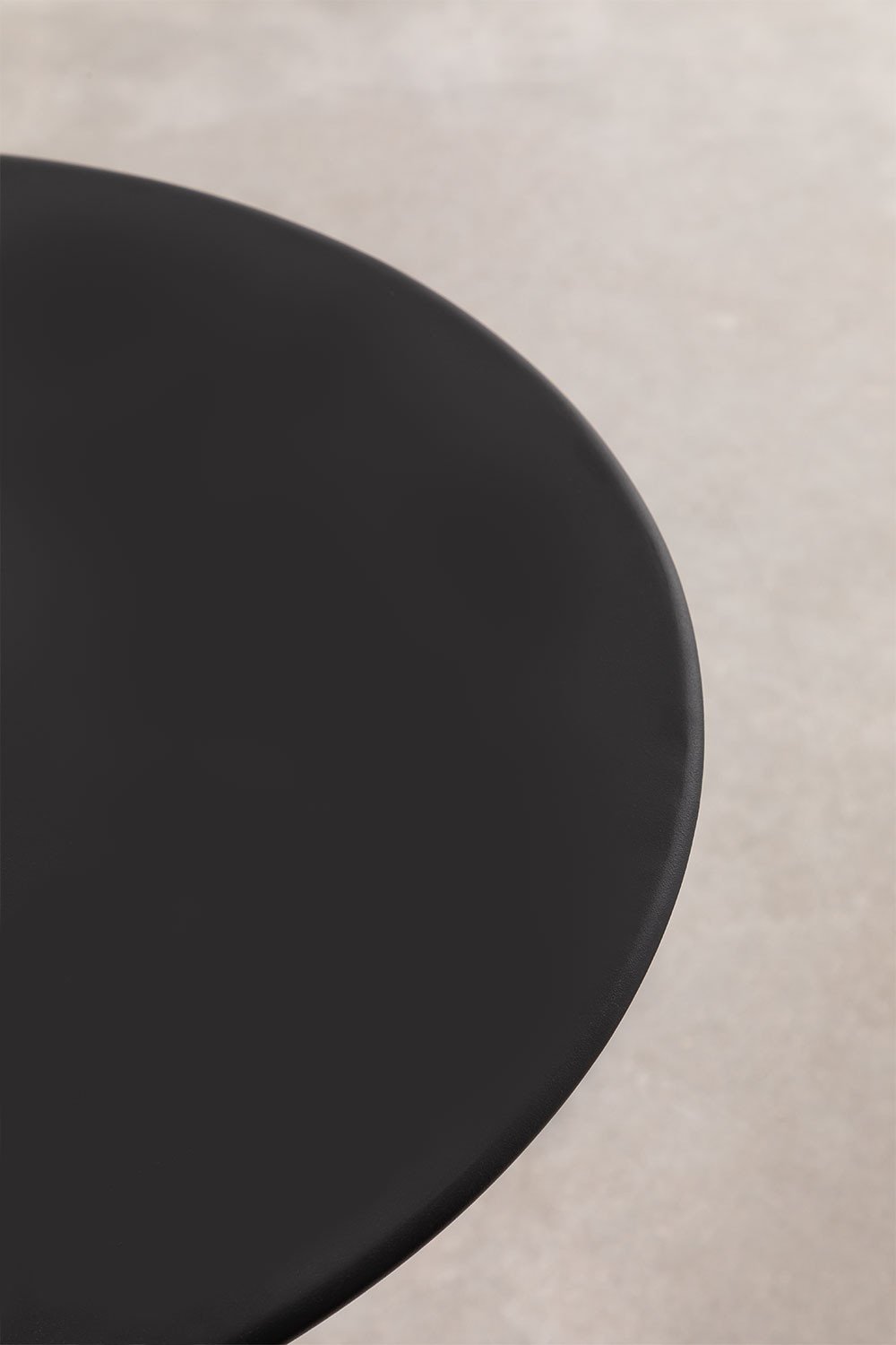 Round bar table Ø60 cm foldable and convertible into 2 heights in steel Dely, gallery image 6