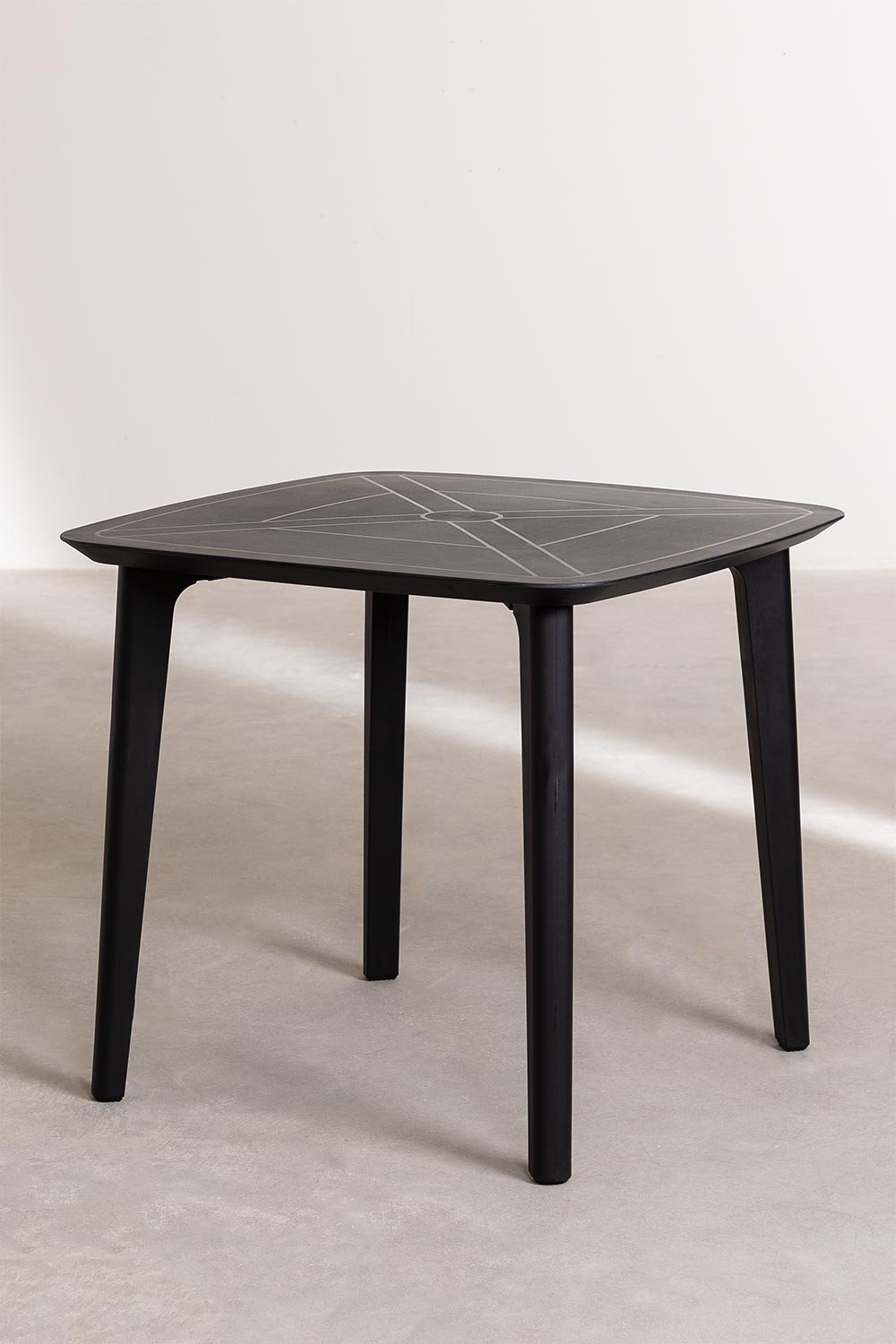 Square Polyethylene Garden Table (85x85 cm) Scand, gallery image 2