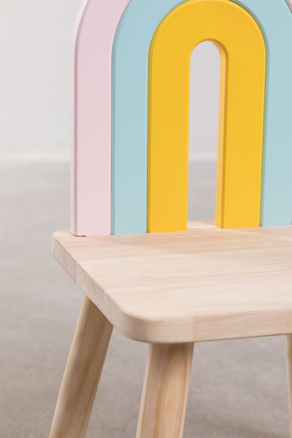 Sedia in legno Mini Rainbow Kids - SKLUM