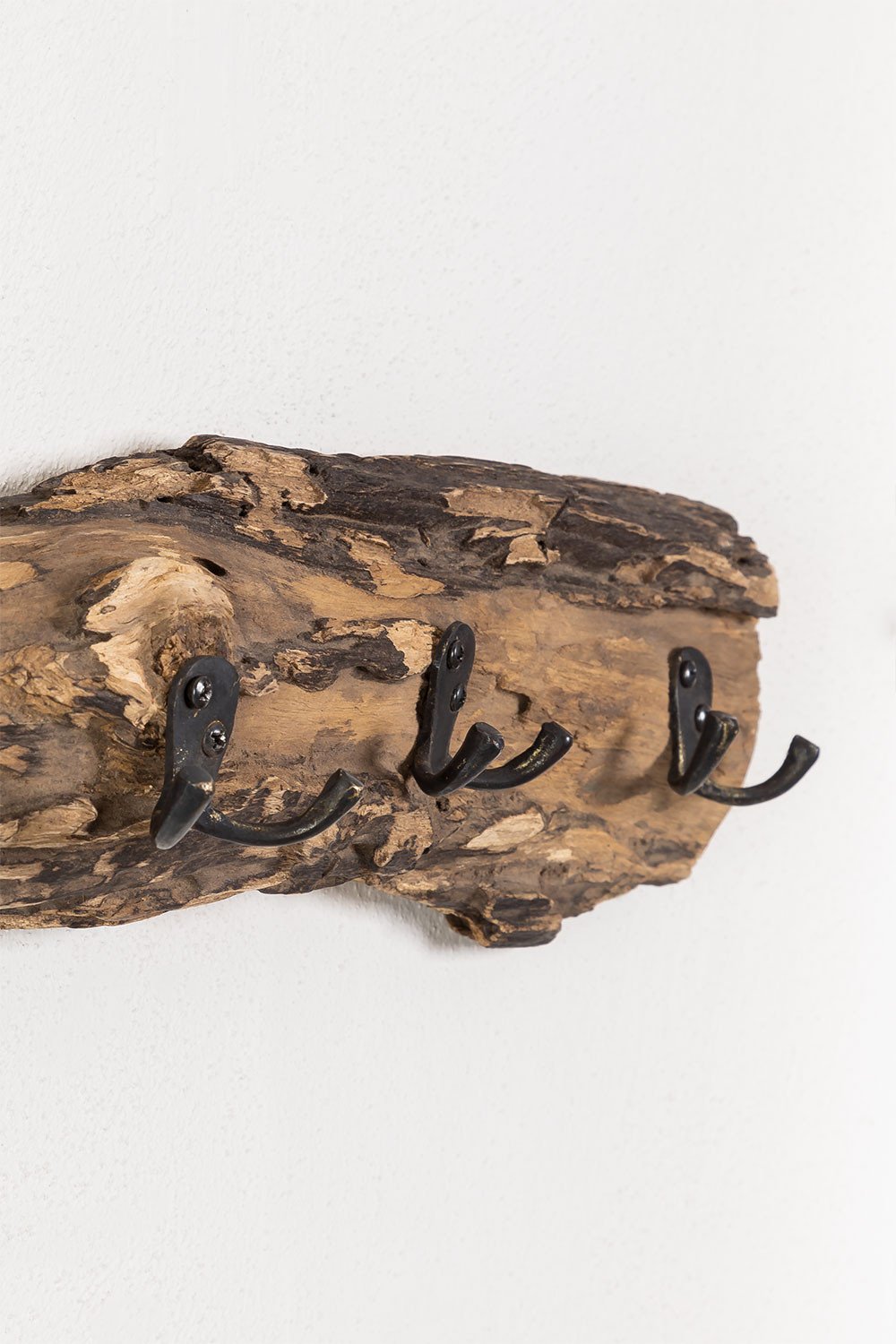 Recycled Wooden Wall Coat Rack Trunc , gallery image 2