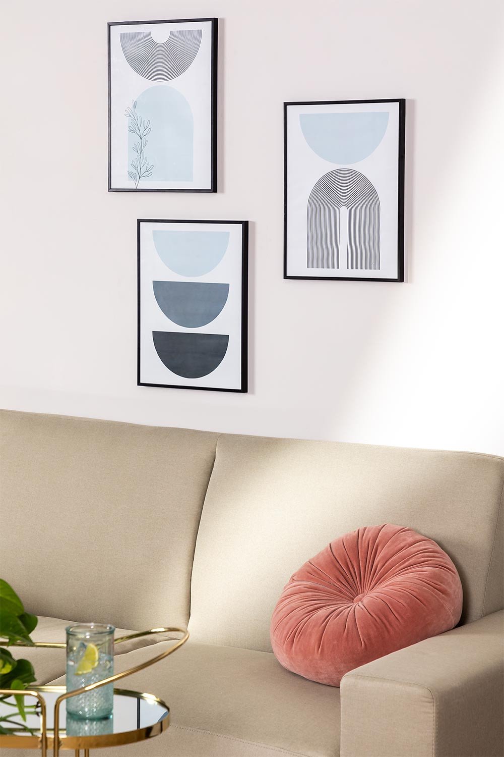 Set of 3 Decorative Prints (30 x 40 cm) Geos, gallery image 1