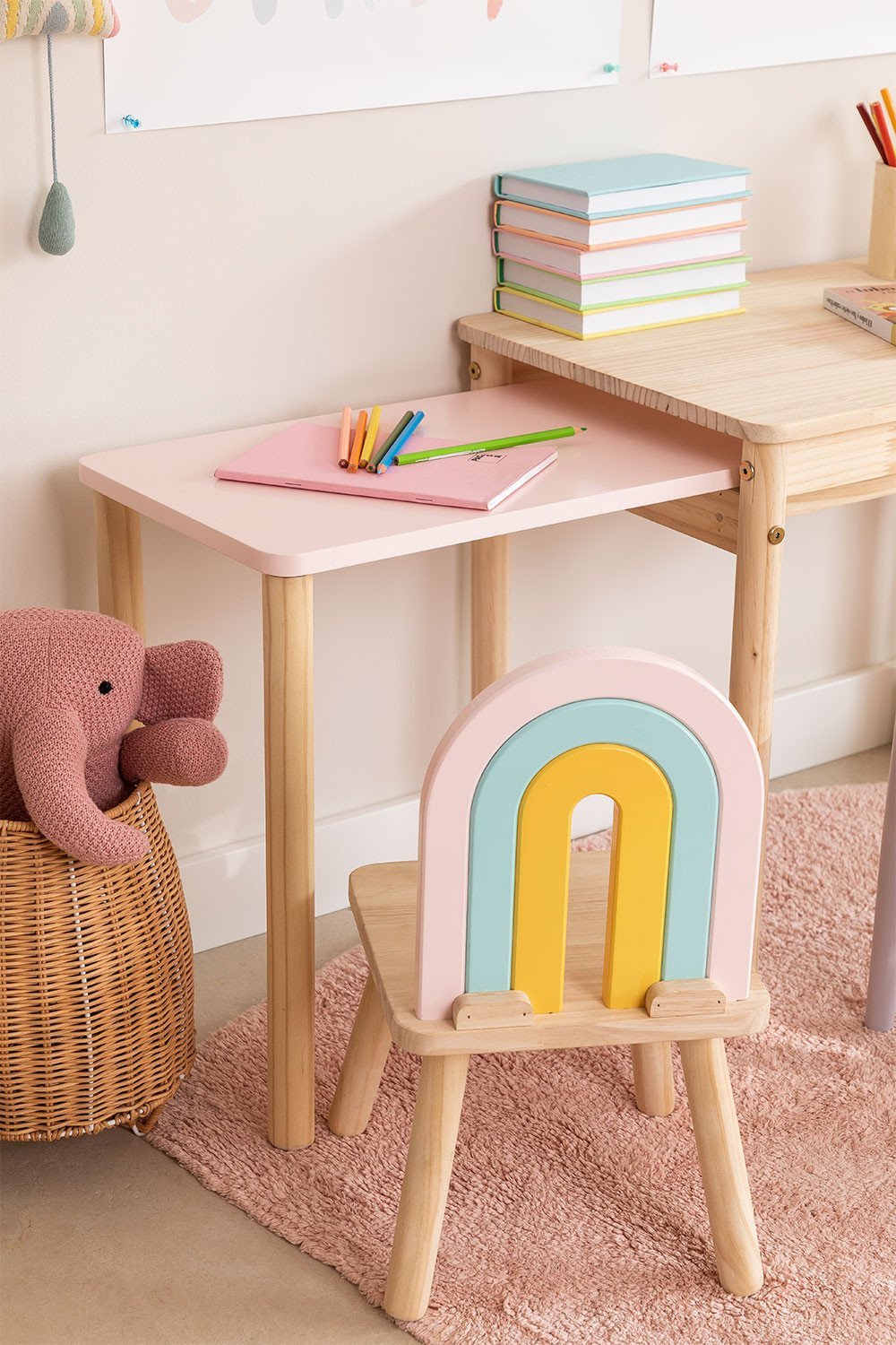 Wooden Chair Mini Rainbow Kids , gallery image 2