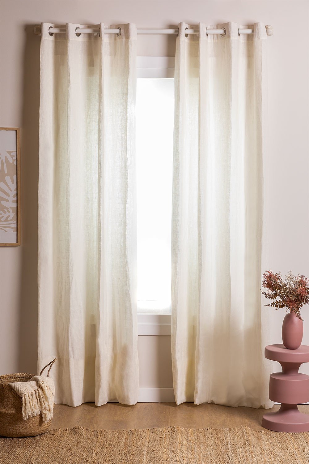 Linen Curtain Widni (140x260 cm) , gallery image 1
