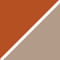 Rot Acryl - Braun Mokka